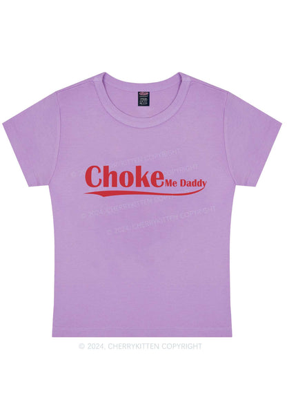 Choke Me Daddy Y2K Baby Tee Cherrykitten