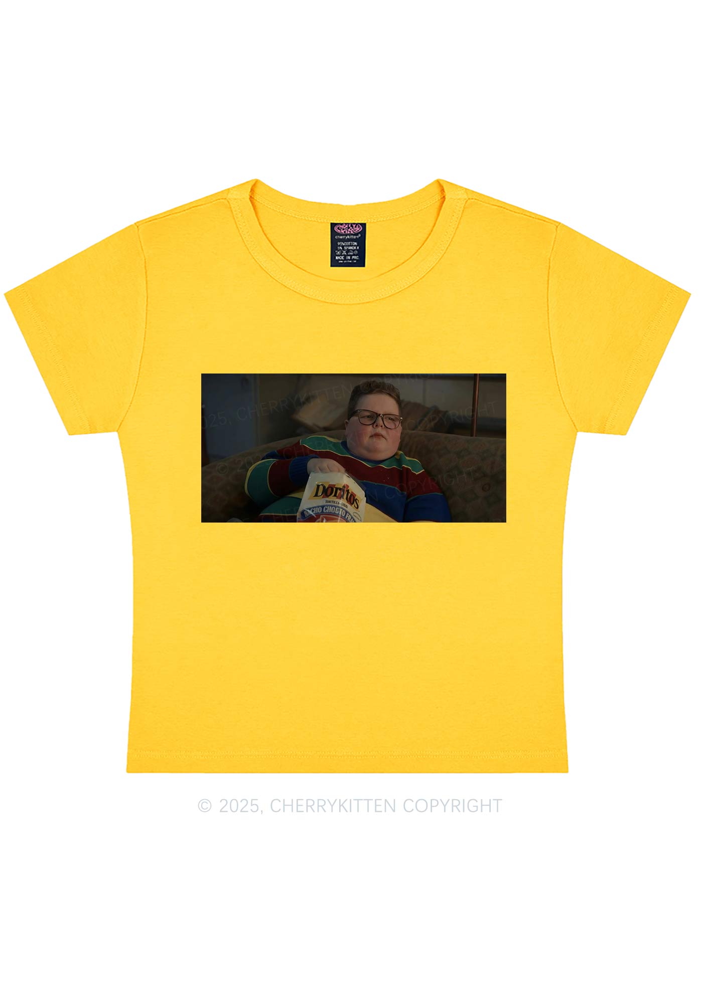 Snack Break Y2K Baby Tee Cherrykitten