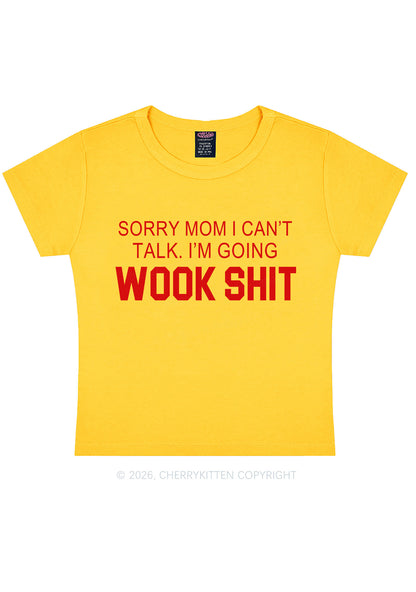 Im Doing Wook Shxt Y2K Baby Tee Cherrykitten