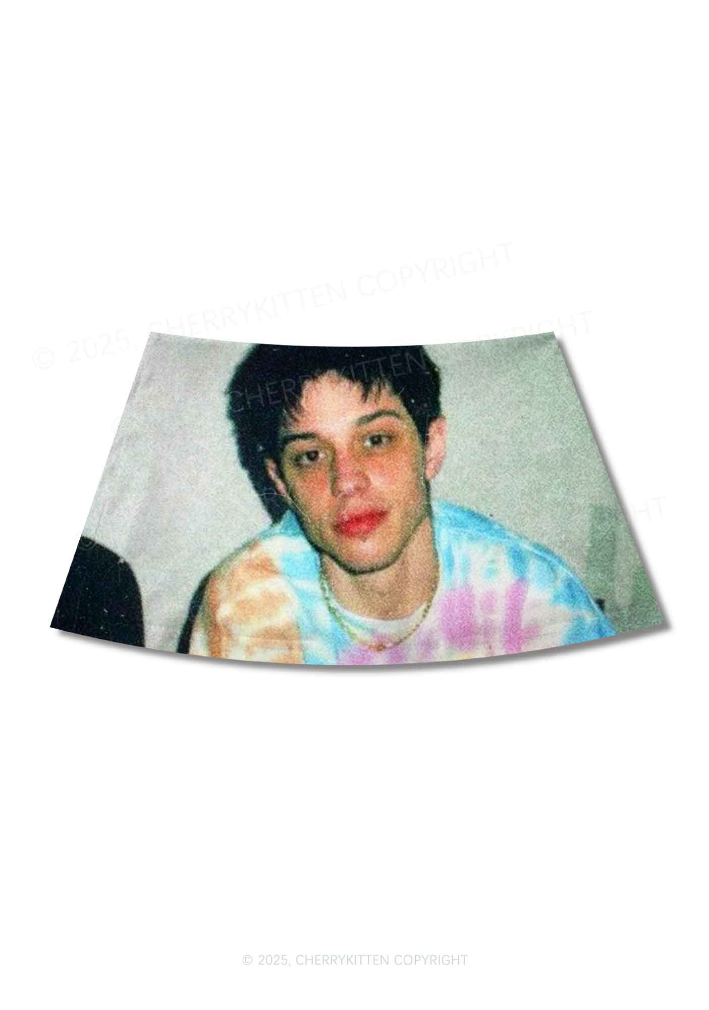 PD Y2K Print Mini Skirt Cherrykitten