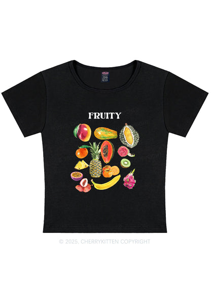 Curvy Fruity Y2K Baby Tee Cherrykitten