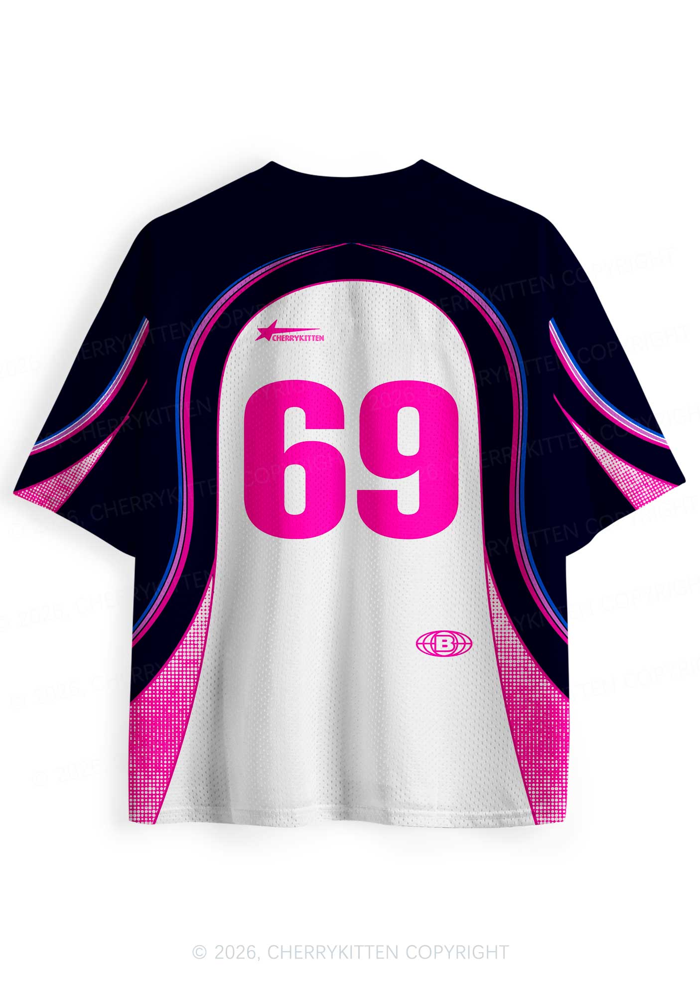 Nobody Knows Im Bisexual Pride Y2K Sport Jersey Shirts Cherrykitten