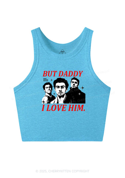Daddy I Love Luigi Y2K Crop Tank Top Cherrykitten