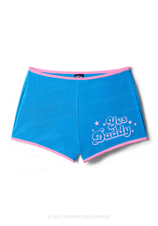 Yes Daddy Star Y2K Booty Shorts Cherrykitten