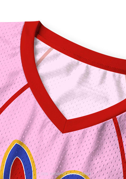 Pink Football Bunny Y2K Sport Jersey Tank Cherrykitten