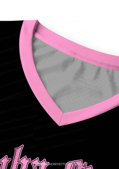 Pink Alpha Male Butterfly Pride Y2K Sport Jersey Tank Cherrykitten