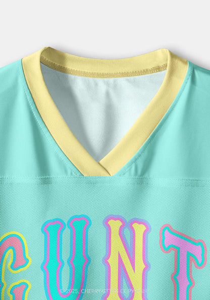 Custom Mint Green Cxxt Y2K Crop Sport Jersey Shirts Cherrykitten