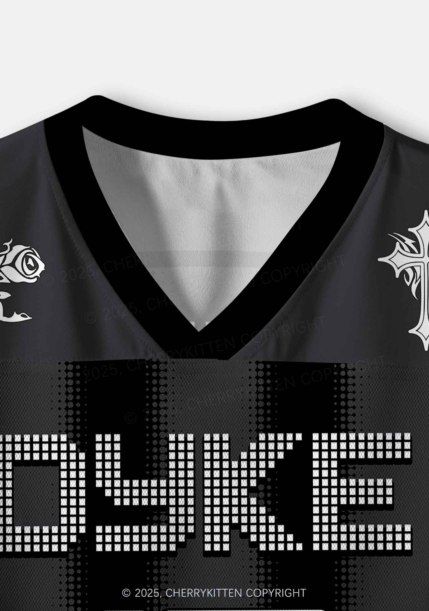 Custom Dyke Pride Y2K Crop Sport Jersey Shirts Cherrykitten