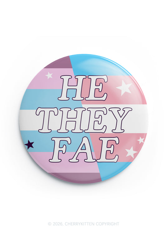 He They Fae Pride 1Pc Y2K Pin Badge Cherrykitten