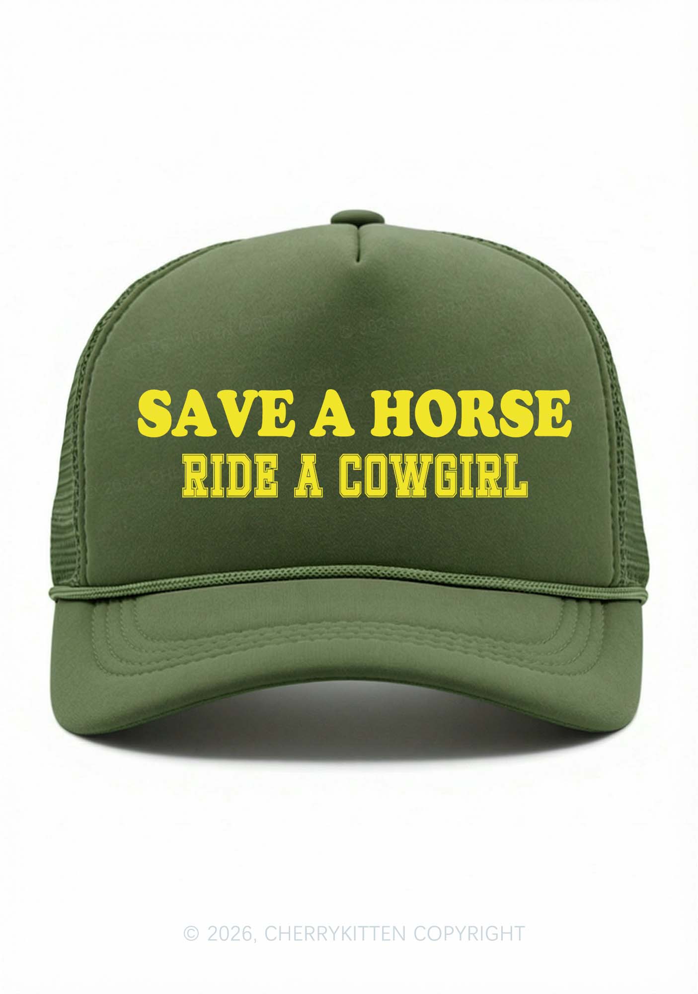 Ride A Cowgirl Y2K Trucker Hat Cherrykitten