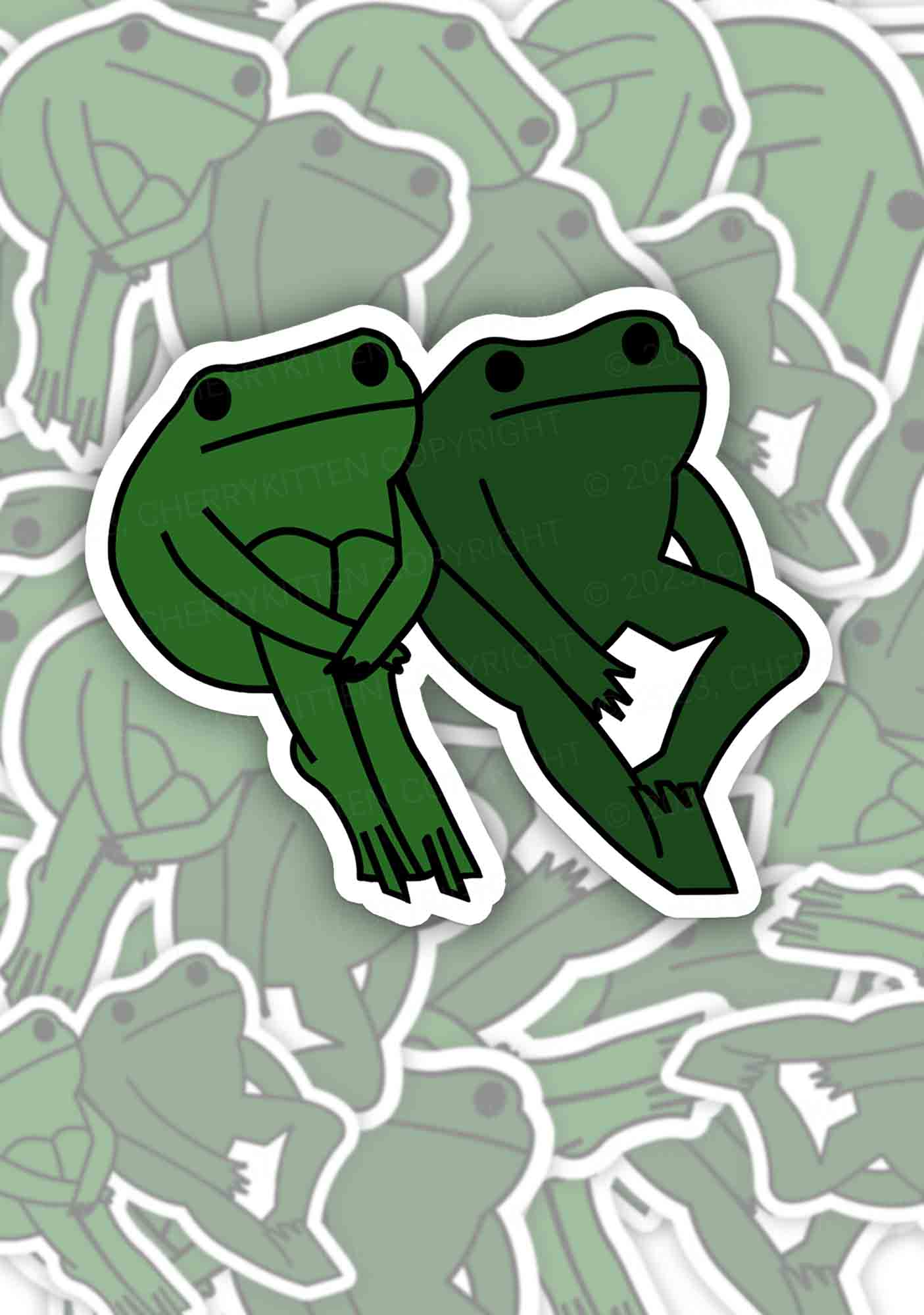 Frog Pepe 1Pc Y2K Sticker Cherrykitten