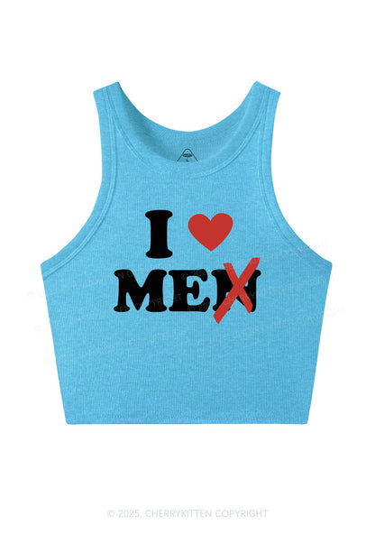 Love Me Not Men Y2K Crop Tank Top Cherrykitten