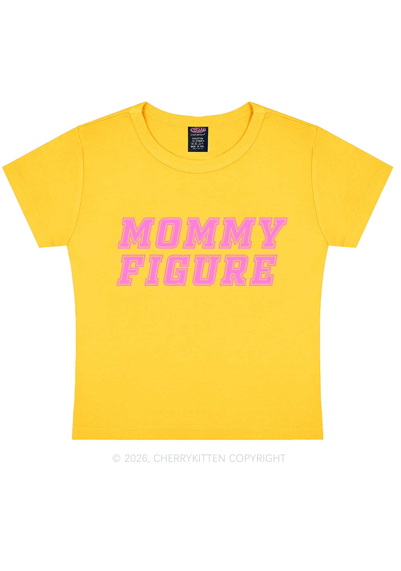 Mommy Figure Y2K Baby Tee Cherrykitten