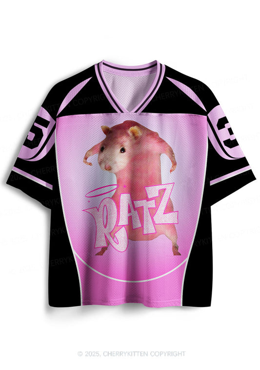 Custom Black Ratz Y2K Sport Jersey Shirts Cherrykitten