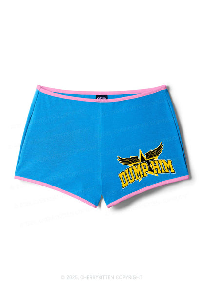 Dump Him Winged Star Y2K Booty Shorts Cherrykitten