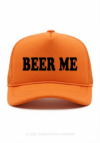 Beer Me Y2K Trucker Hat Cherrykitten