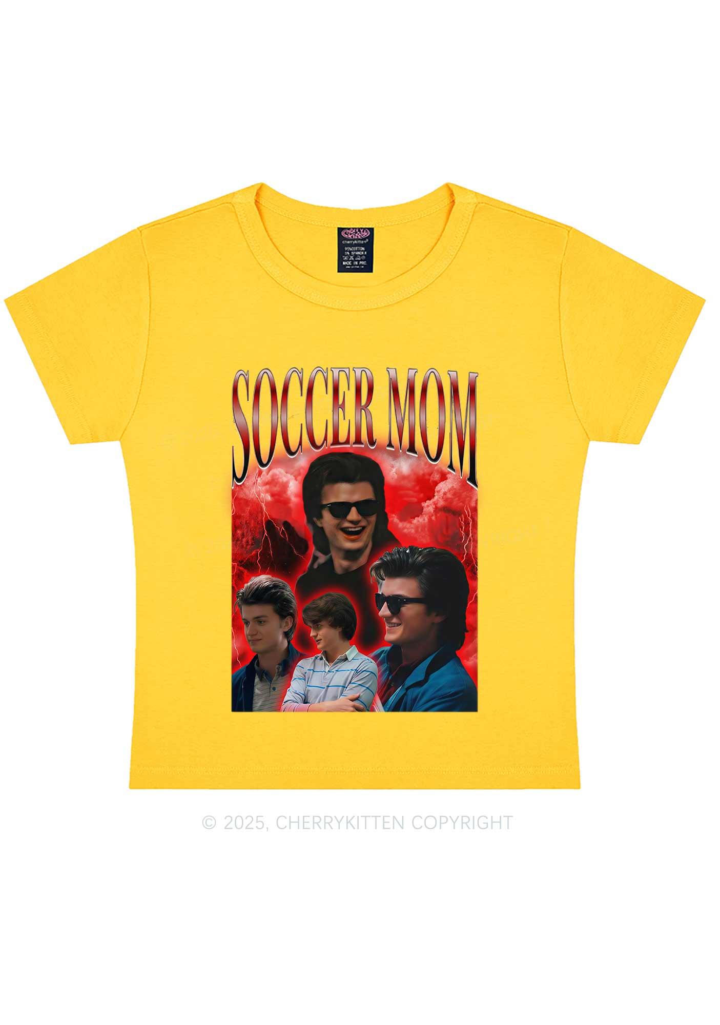 Soccer Mom Y2K Baby Tee Cherrykitten