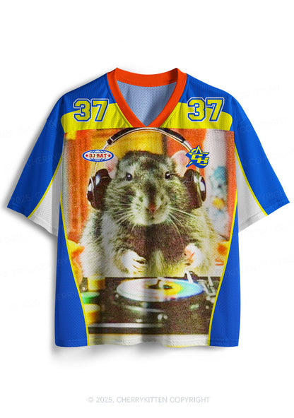 Custom DJ Rat Duck Y2K Sport Jersey Shirts Cherrykitten