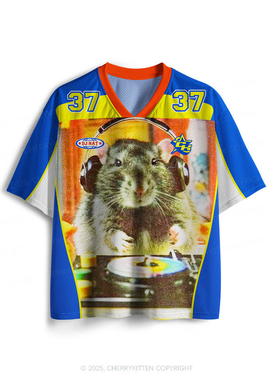 Custom DJ Rat Duck Y2K Sport Jersey Shirts Cherrykitten