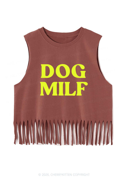 Dog Mxxf Y2K Fringe Tank Top Cherrykitten