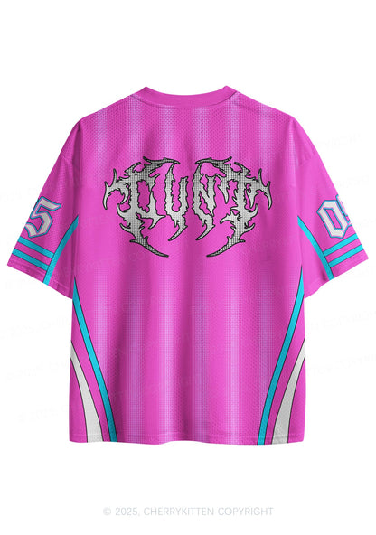 Custom Goth Pink Cxxt Y2K Sport Jersey Shirts Cherrykitten