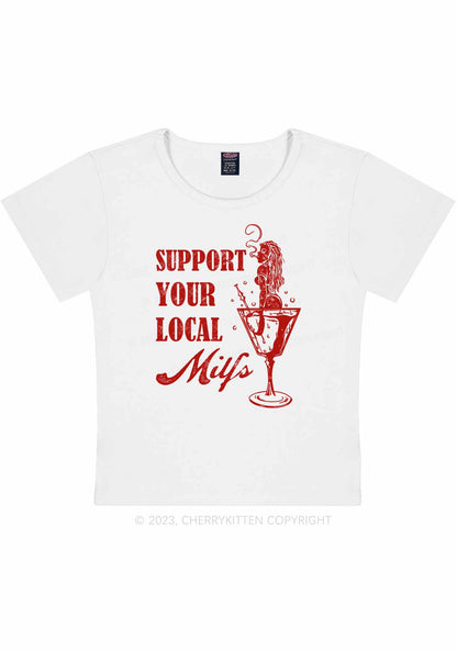 Your Local Mxxf Y2K Baby Tee Cherrykitten