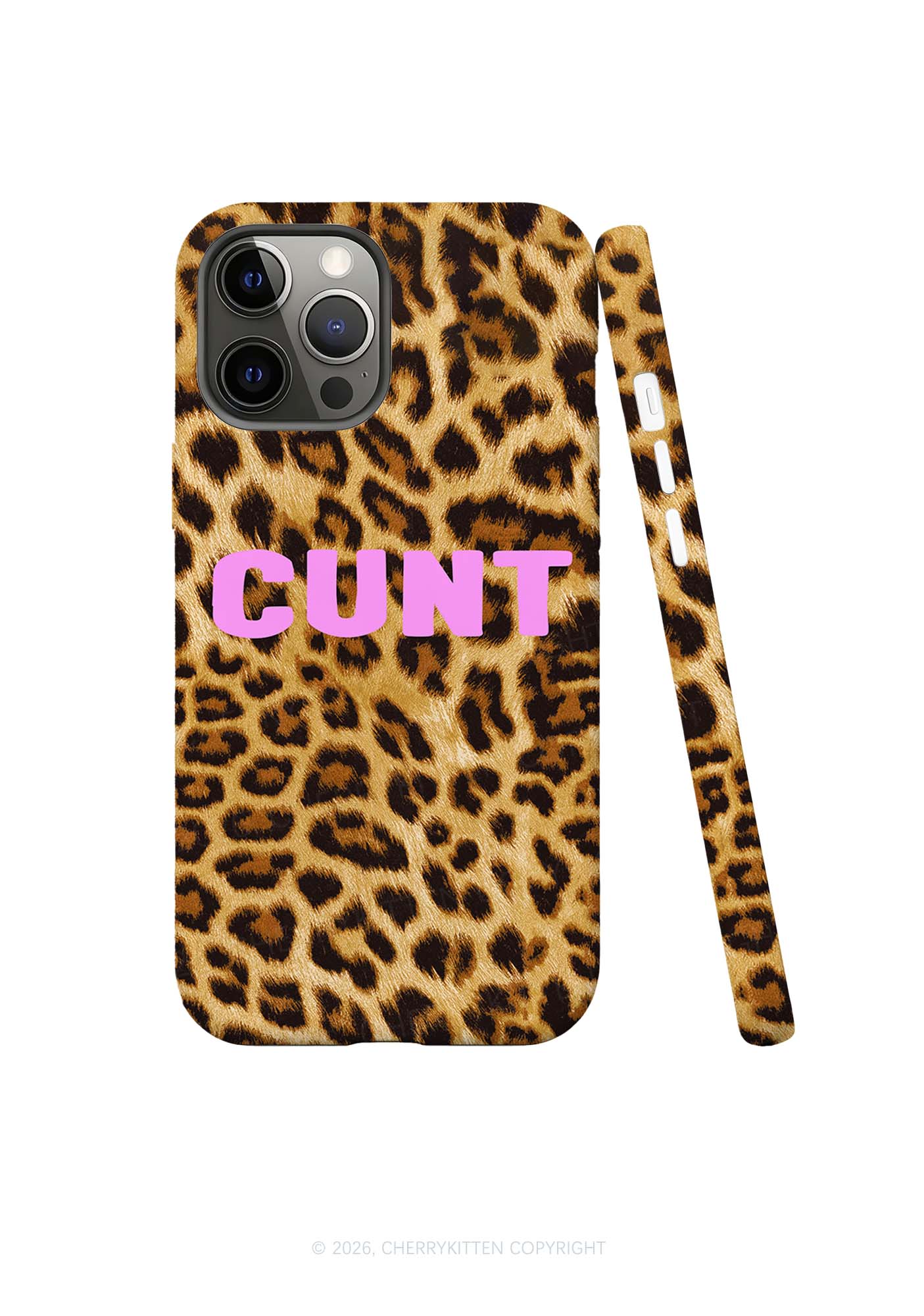 Cxxt Leopard Y2K Phone Case Cherrykitten