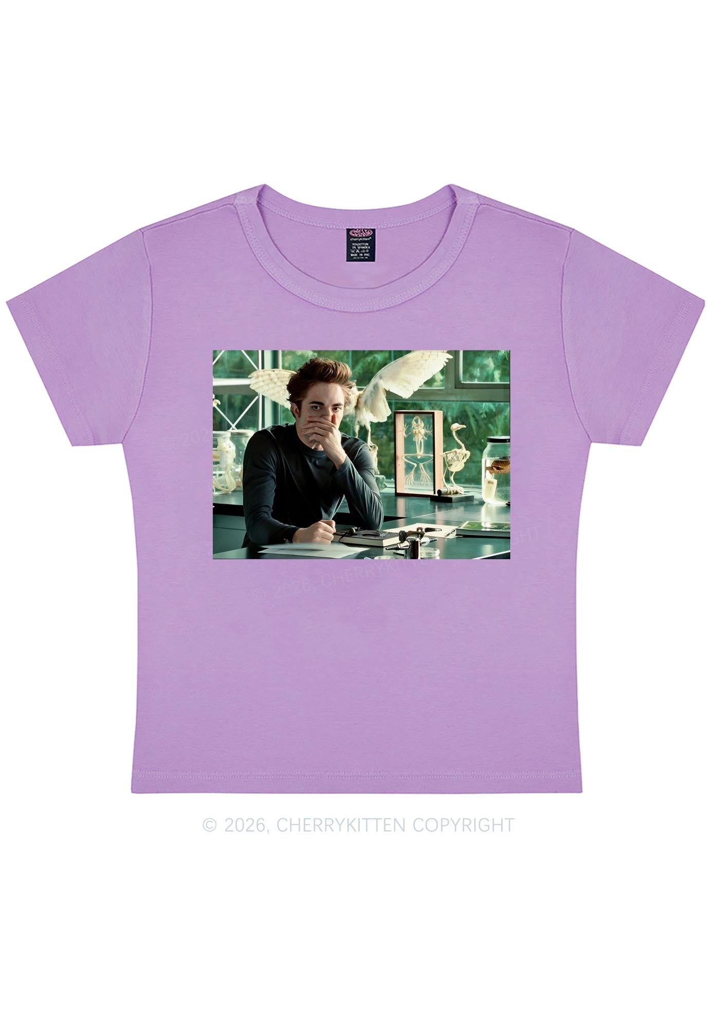 Vampire Boy Y2K Baby Tee Cherrykitten