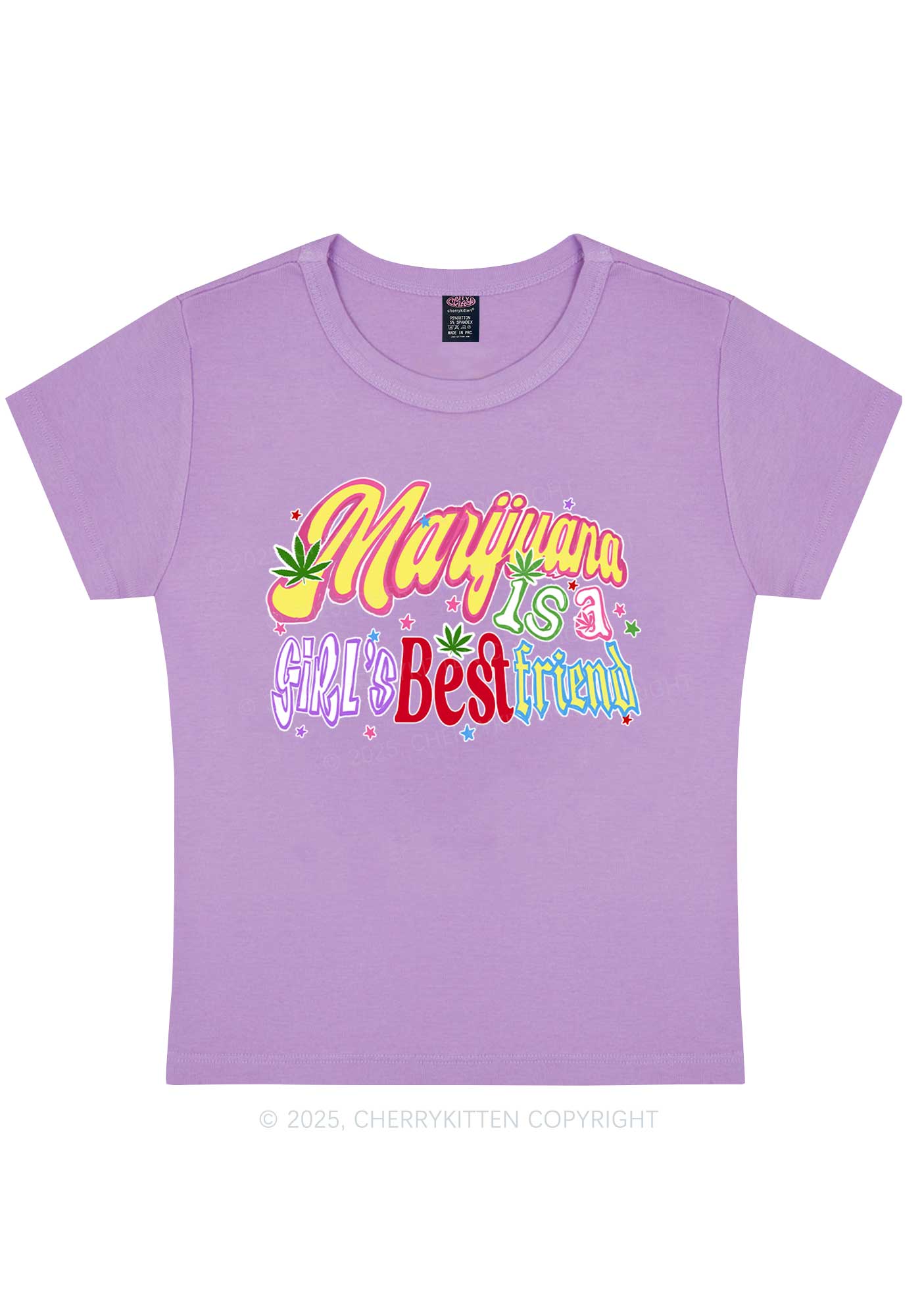 Girls Best Friend Y2K Baby Tee Cherrykitten