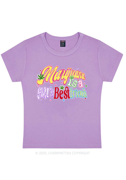 Girls Best Friend Y2K Baby Tee Cherrykitten