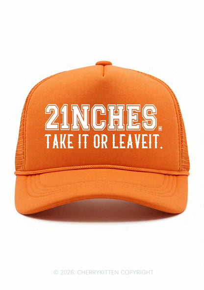 Take It Or Leave It Y2K Trucker Hat Cherrykitten