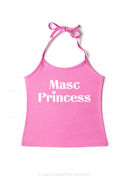 Masc Princess Pride Y2K Halter Neck Cami Cherrykitten