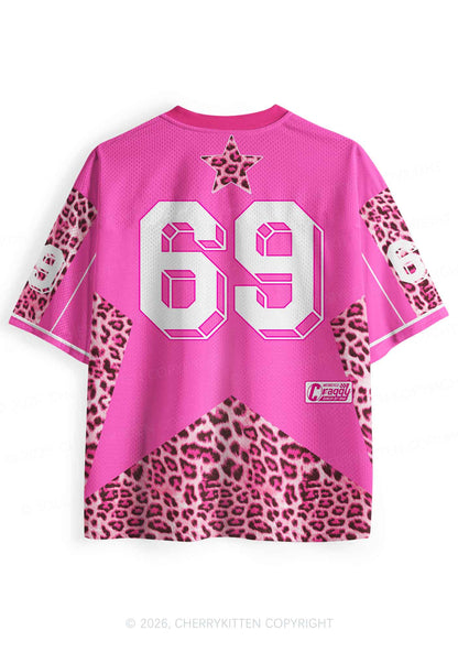 Slxt For My Gay BF Leopard Pride Y2K Sport Jersey Shirts Cherrykitten