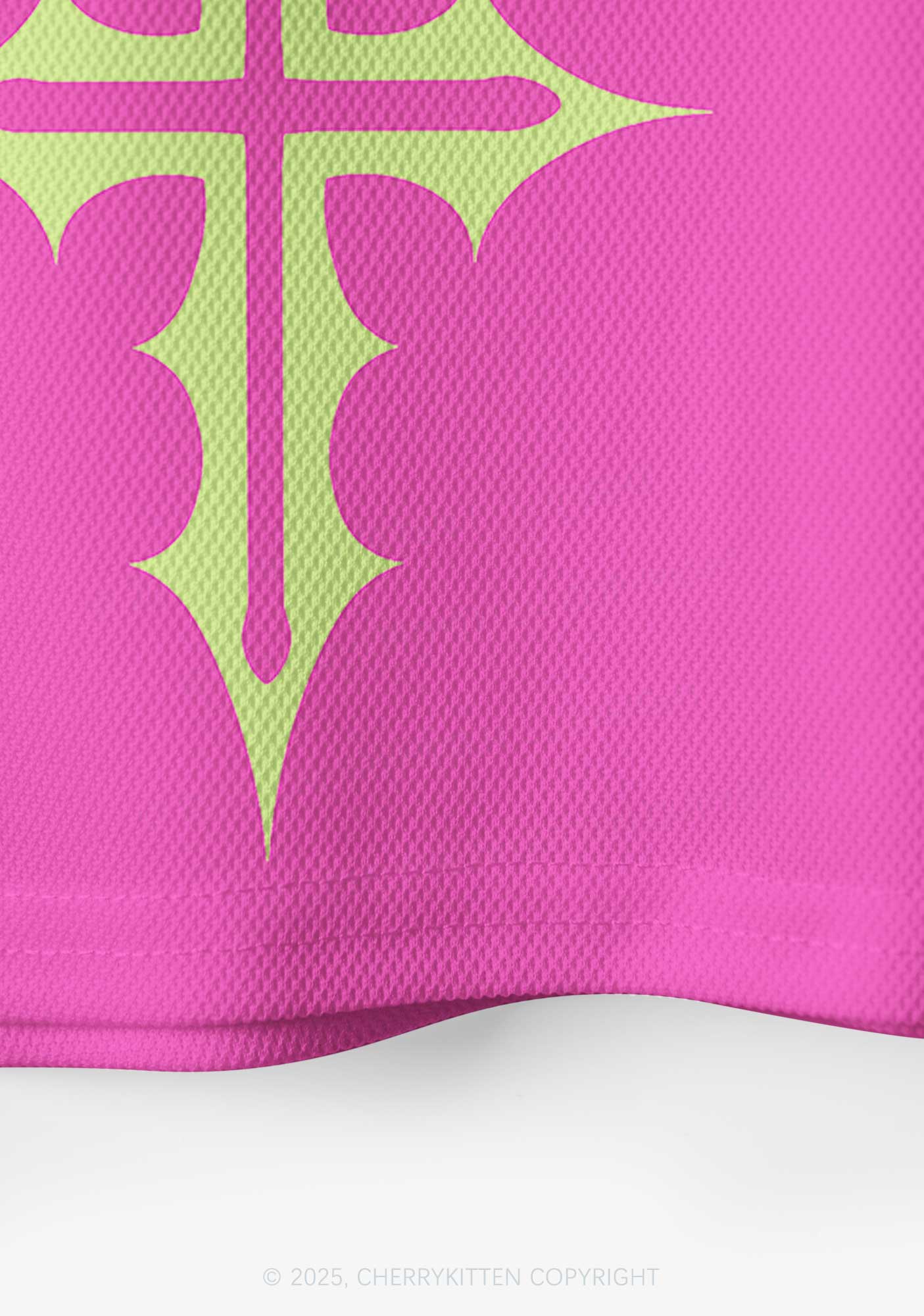 Custom Cyber Pink Ketamxxe Cross Y2K Crop Sport Jersey Shirts Cherrykitten