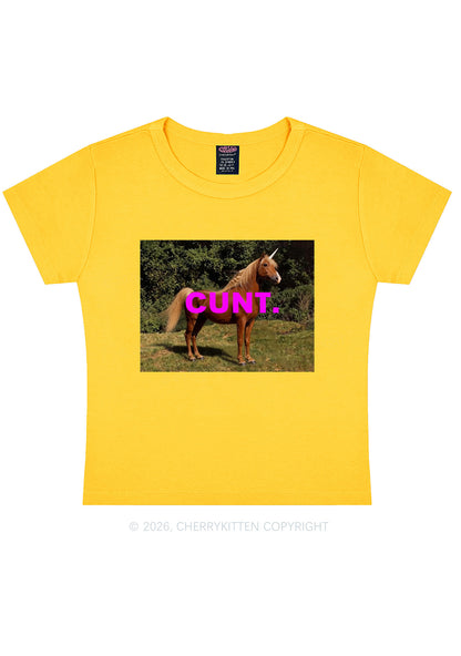 Custom Photo Cxxt Y2K Baby Tee Cherrykitten