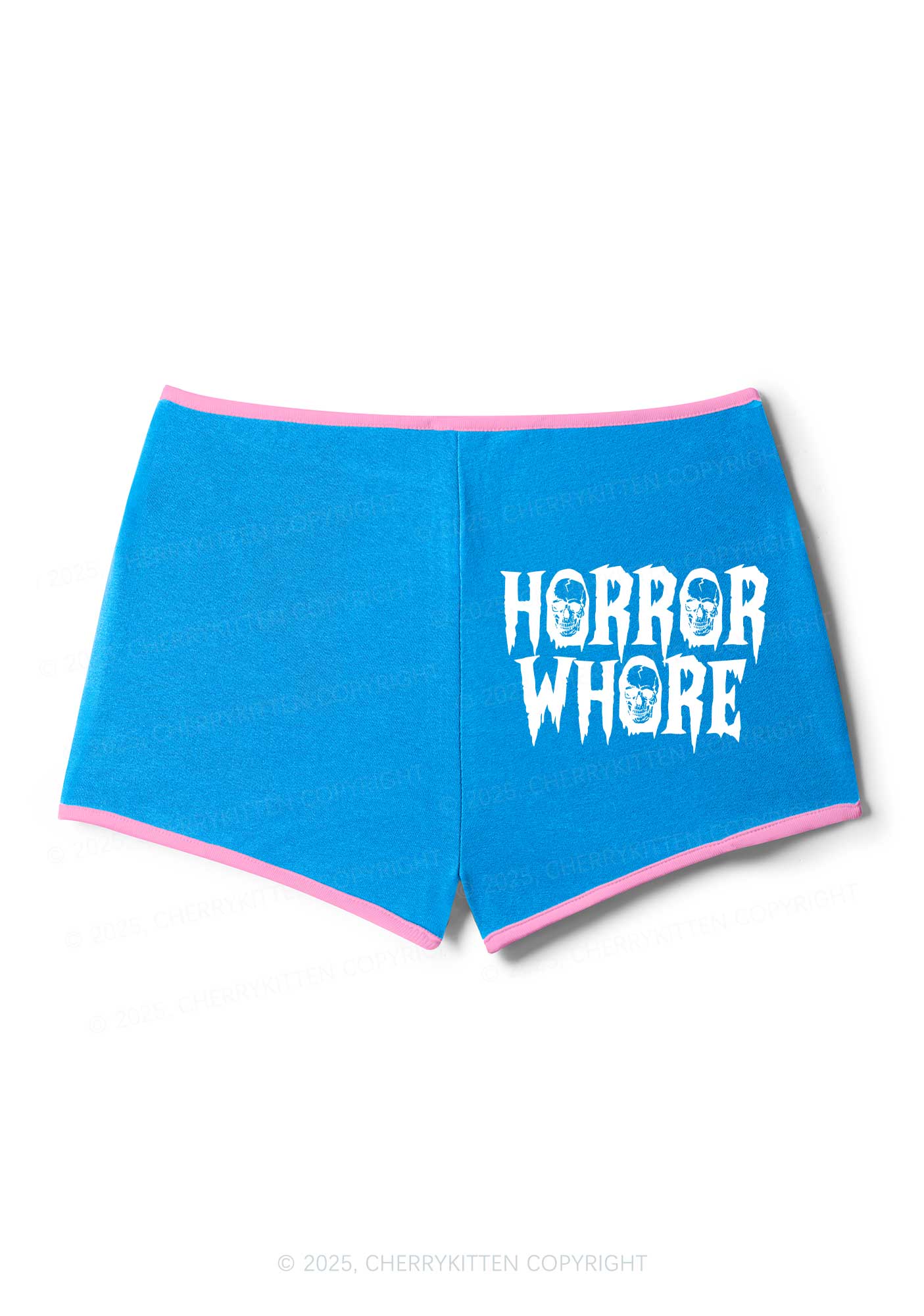 Horror Hore Skulls Y2K Booty Shorts Cherrykitten