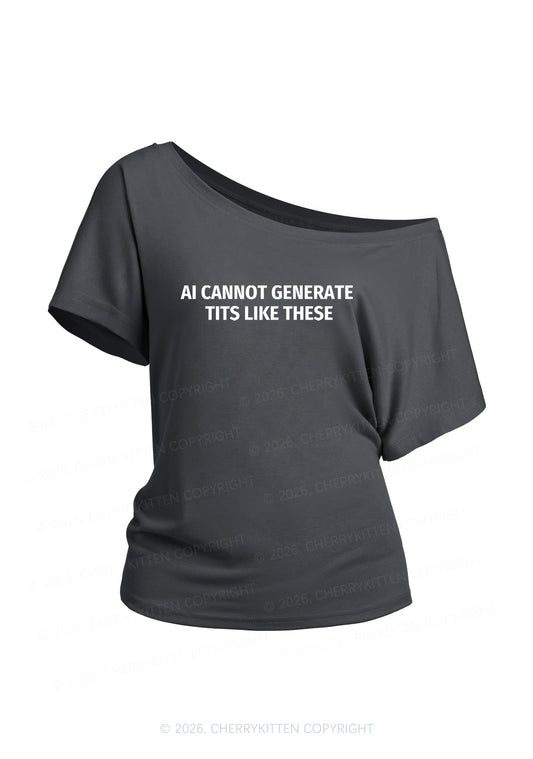 Ai Cannot Generate Txts Y2K Off Shoulder Tee Cherrykitten