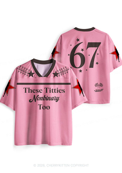 These Txtties Nonbinary Too Pride Y2K Sport Jersey Shirts Cherrykitten