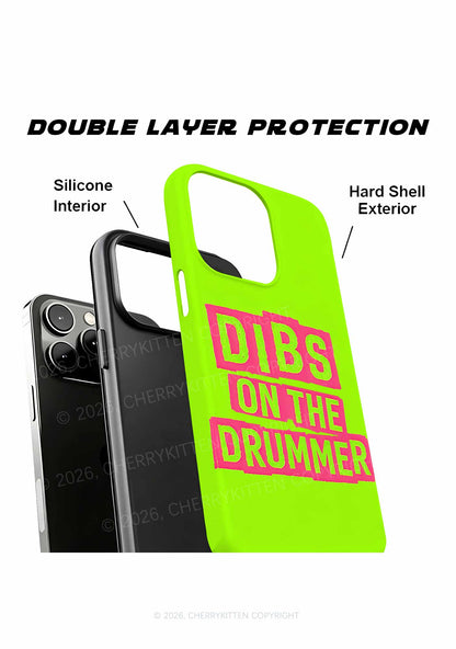 Green Dibs On The Drummer Y2K Phone Case Cherrykitten