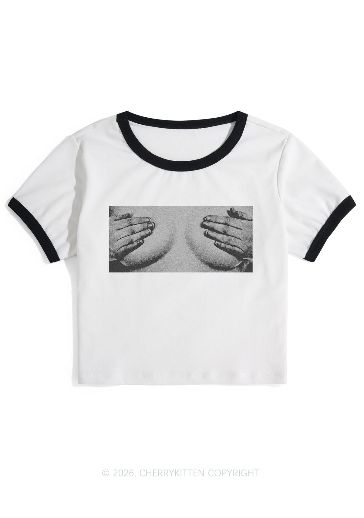 Touch Bxxbs Y2K Ringer Tee Cherrykitten