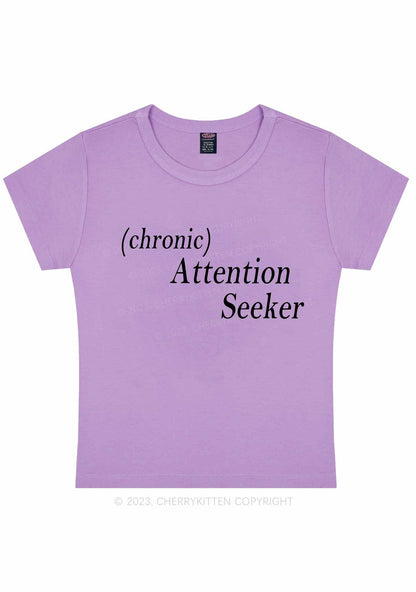 Curvy Attention Seeker Y2K Baby Tee Cherrykitten