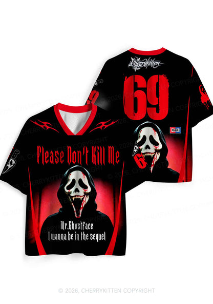 Halloween Please Dont Kill Me Y2K Sport Jersey Shirts Cherrykitten