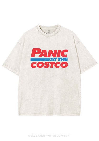 Panic Costco Y2K Shirts Washed Tee Cherrykitten