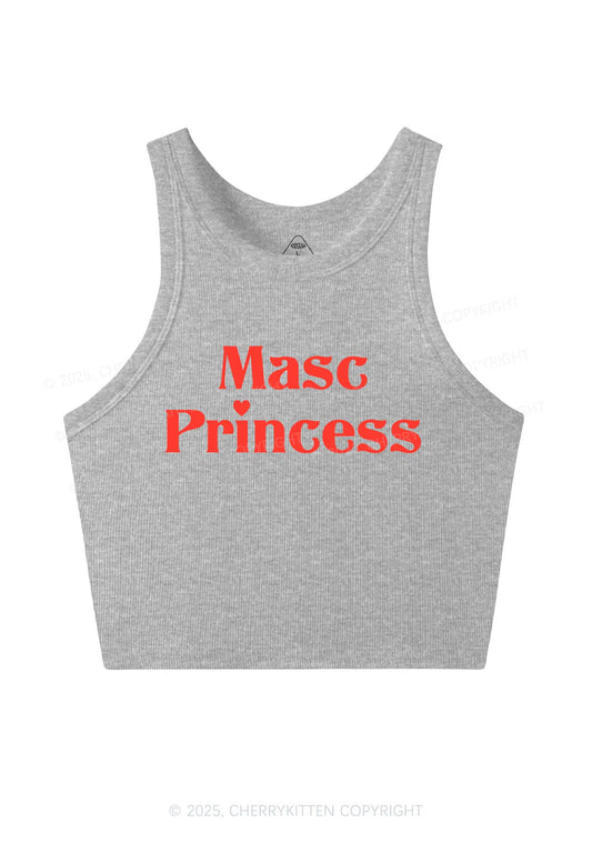 Masc Princess Pride Y2K Crop Tank Top Cherrykitten
