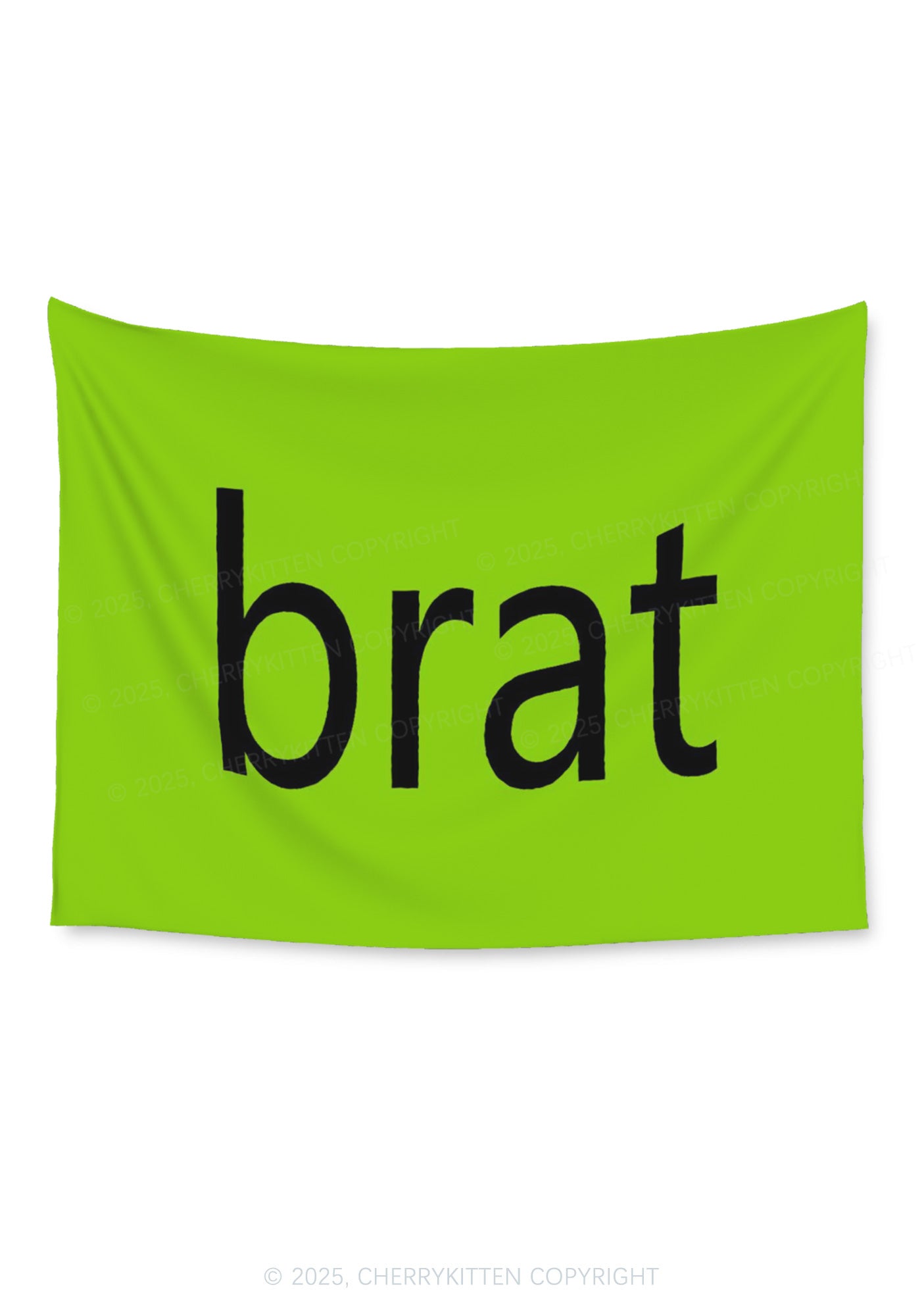 Brat Summer Flag Y2K Tapestry Cherrykitten