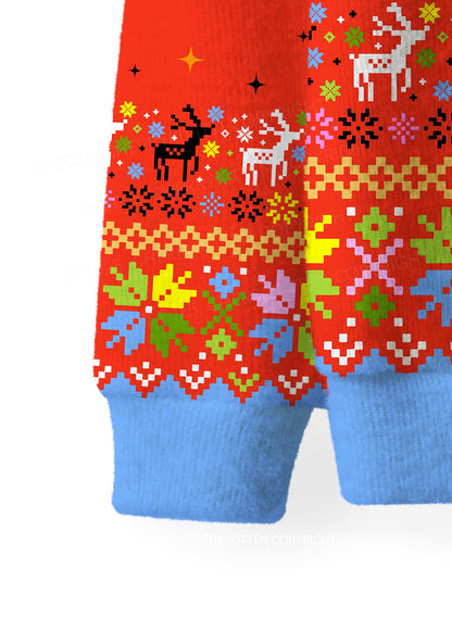 Im Not Going Y2K Christmas Knit Sweatshirt Cherrykitten