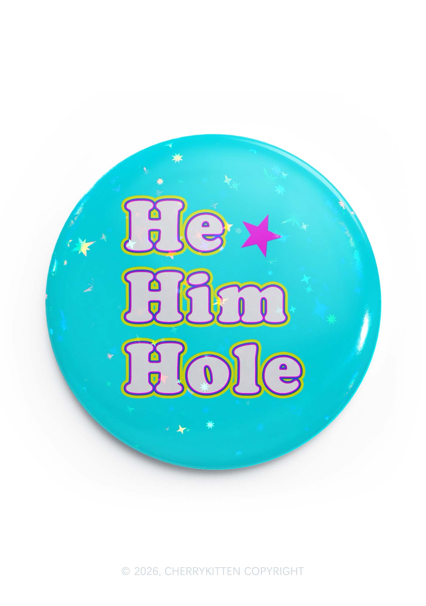 He Him Hole Pride 1Pc Y2K Pin Badge Cherrykitten