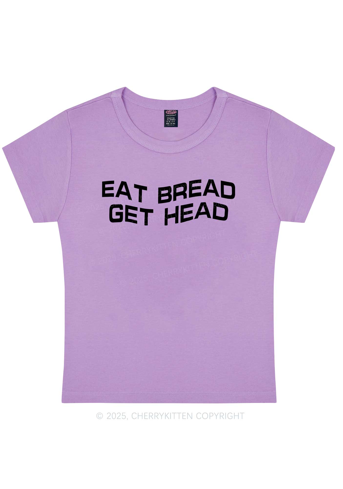 Eat Bread Get Head Y2K Baby Tee Cherrykitten
