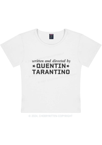 Written By QT Y2K Baby Tee Cherrykitten