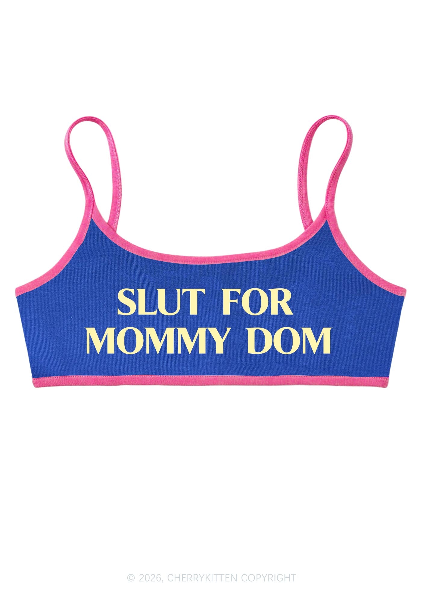 Slxt For Mommy Dom Y2K Super Crop Cami Cherrykitten